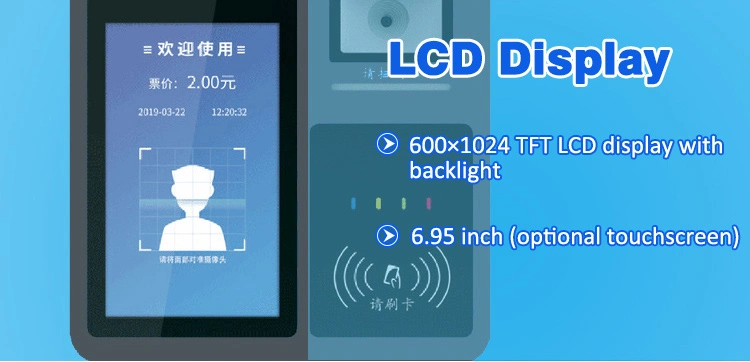 P18-Q Android 9.0 Bus Paymenterminal Designed for Fare Ticket Transportation Apllication Support Visa Master Card