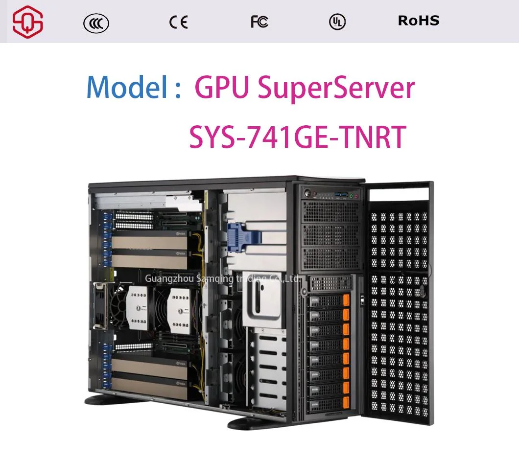 Supermicro Sys-741ge-Tnrt 7u Tower Intel Xeon 5418y CPU GPU Workstation