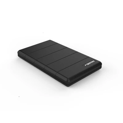 Boîtier de disque dur en plastique USB3.0 SATA résistant aux chocs/boîte/caddie