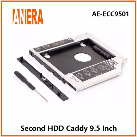 Caddy universel pour disque dur SATA 12.7mm, 2ème caddie pour disque dur SATA 2.5 pouces, pièces de rechange pour ordinateur portable